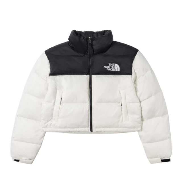 The North Face TNF 休閒 防潑水舒適保暖短版羽絨外套 W NUPTSE SHORT JACKET 女 米白(NF0A5GGEROU)