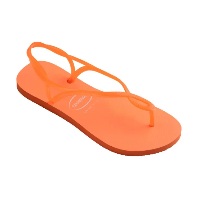 【havaianas 哈瓦仕】涼鞋 女鞋 拖鞋 夾腳拖 Luna Neon 螢光桃紅 4149134-5784W(哈瓦士)