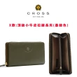 【CROSS】雙11限量1折 頂級小牛皮小羊皮長夾皮夾 全新專櫃展示品(買一送一好禮 送禮盒提袋 1111campaign)