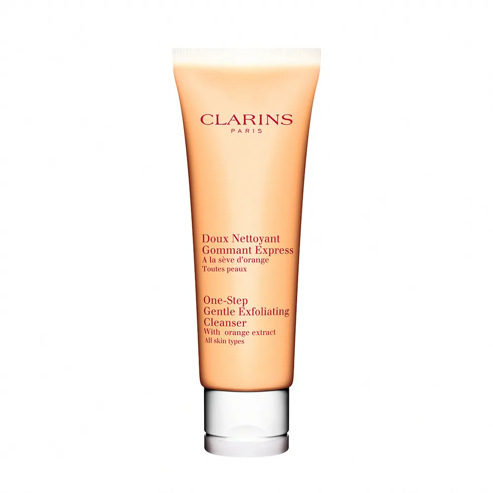 【CLARINS 克蘭詩】橘子潔顏優酪 125ML(去角質/洗卸合一)