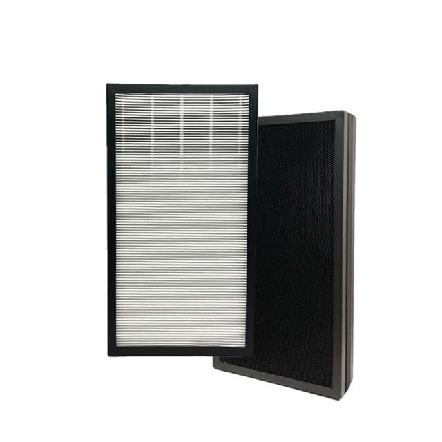 【PUREBURG】適用Luftrum瑞際 BC600 電漿空氣清淨機 雷神清淨機 副廠替換用高效HEPA活性碳濾網芯組