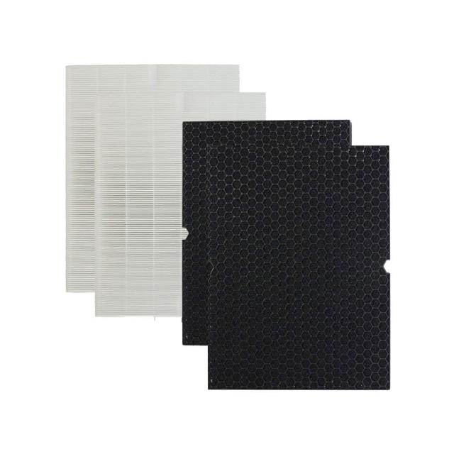 【PUREBURG】適用Winix Master 360度大坪數AMSU990-IWT空氣清淨機 副廠濾網組(HEPAX2+活性碳濾心X2)