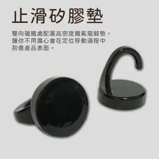 【黑設 BLACK GEARS】雙向磁鐵(磁鐵掛勾 掛勾 磁鐵 磁鐵掛勾 露營 逐露天下)