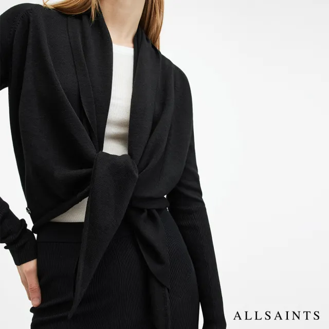 【ALLSAINTS】WASSON 羊毛開襟衫 W119KB(舒適版型)