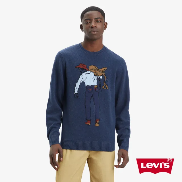 【LEVIS】男款 羊毛針織長袖毛衣 熱賣單品 A4320-0019