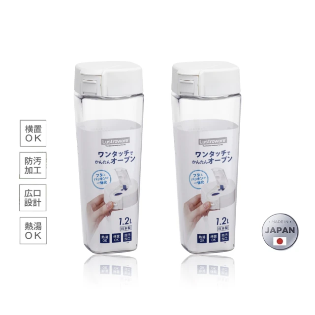 Lustroware 耐熱冷水壺1.2L(兩入組)