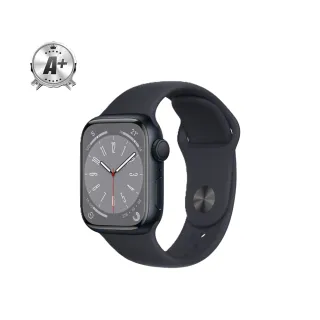 【Apple】A+級福利品 Apple Watch S8 GPS版 41mm(鋁金屬錶殼搭配運動型錶帶)