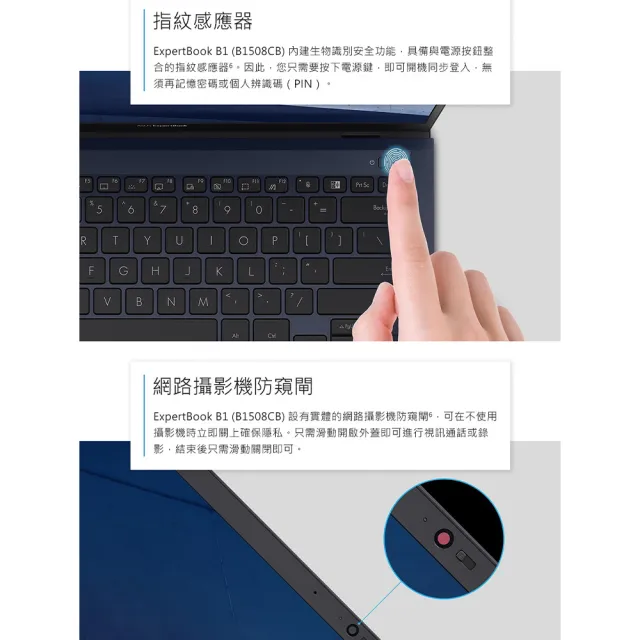 【ASUS】無線鍵鼠組★15.6吋i7商用筆電(B1508CBA/i7-1255U/8G/512G/W11P)