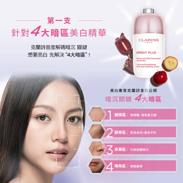 【CLARINS 克蘭詩】氧氣亮白淡斑精華50ml(淡斑精華/美白精華/週年慶)