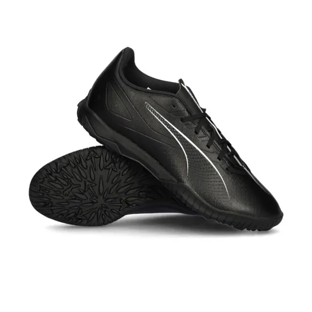 【PUMA】ULTRA PLAY IT 室內足球鞋 黑色(10790702)