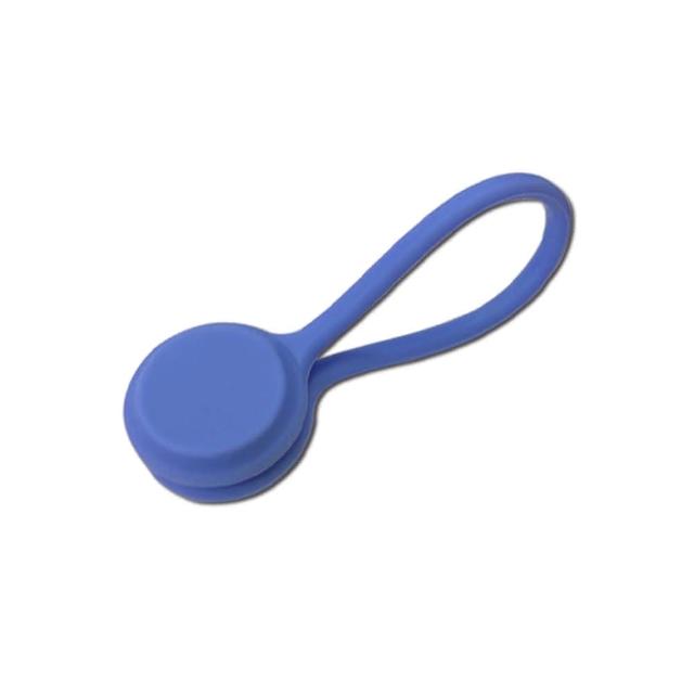 【撥撥的架子】5入 磁吸式矽膠捲線器 磁鐵 辦公桌充電線收納 傳輸線收線器 理線器 5入磁吸捲線器 