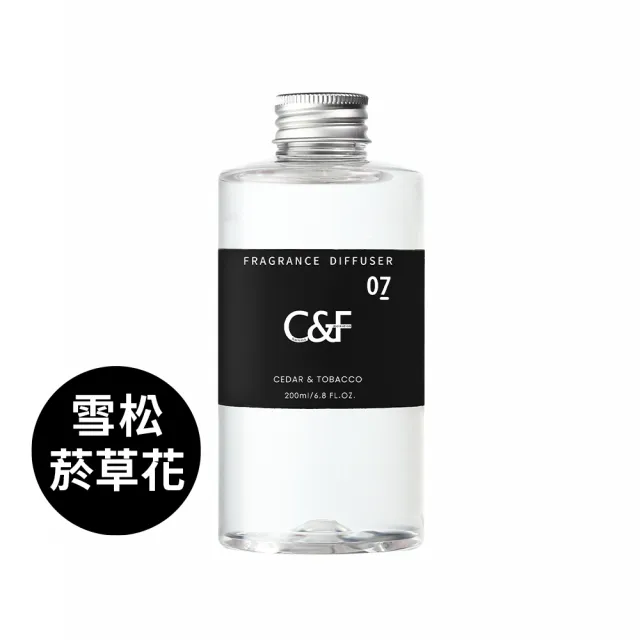 【C&F香研所】孚日花園空間香氛瓶2+2超值組(香氛瓶200ml*2+補充瓶200ml*2)