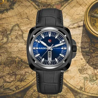 【Rado 雷達表】廣告款 HyperChrome皓星1616合恩角探險機械錶 寶藍面46㎜款 R01(R32171205)