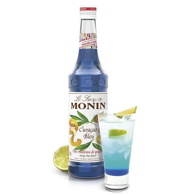 【MONIN】系列風味糖漿700ml(藍柑風味/莫西多風味/橘皮風味)