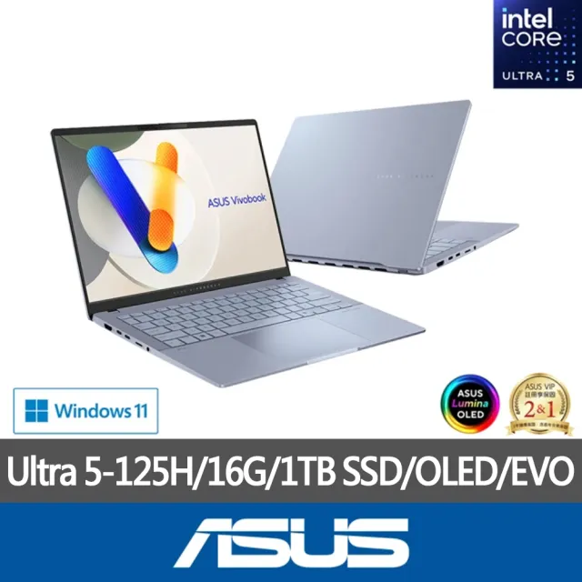 【ASUS 華碩】特仕版 14吋輕薄AI筆電(VivoBook S S5406MA/Ultra 5-125H/16G/改裝1TB SSD/Win11/OLED/EVO)