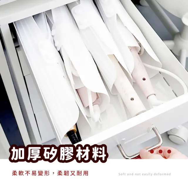 【防燙保護】電棒捲收納袋(防燙 隔熱墊 離子夾 收納墊 捲棒 防滑墊 旅行 收納 美髮)