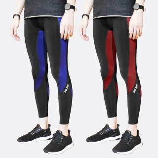 【FREEZONE】現貨 中度支撐配色緊身壓力長褲 男款-FZ300型(機能壓縮/吸濕排汗/慢跑登山運動/健身瑜珈)