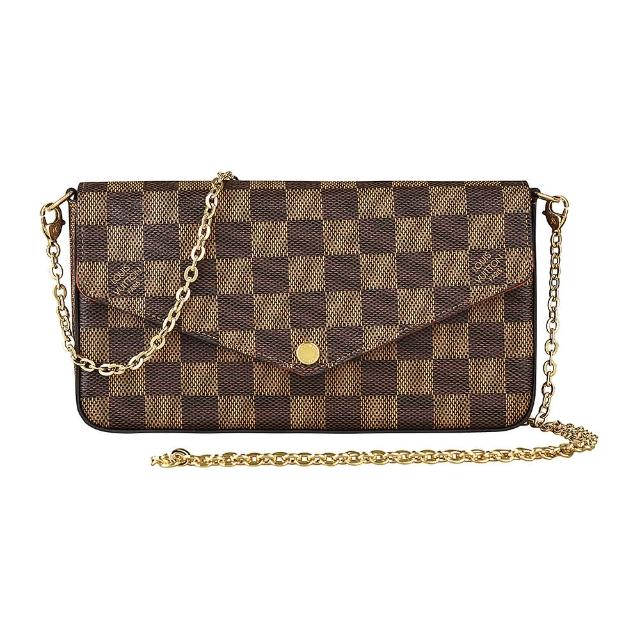 LV LOUIS VUITTON路易威登 N63032 POCHETTE FELICIE 系列手拿/斜背包