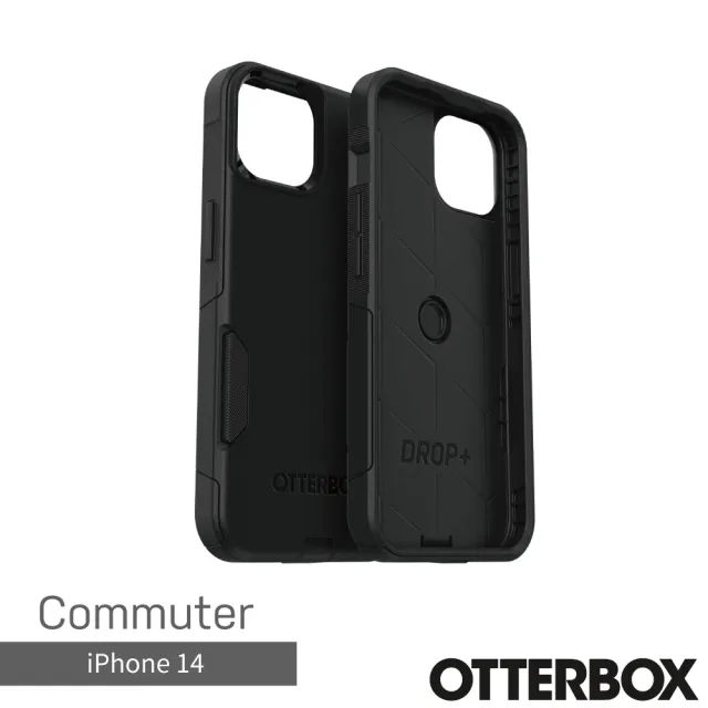 【OtterBox】iPhone 14 6.1吋 Commuter 通勤者系列保護殼(黑)