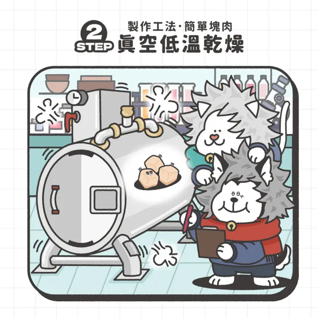【NU4PET 陪心寵糧】犬貓 滿嘴塊肉凍乾－放山骰子雞50g(寵物凍乾 寵物零食 原肉凍乾)
