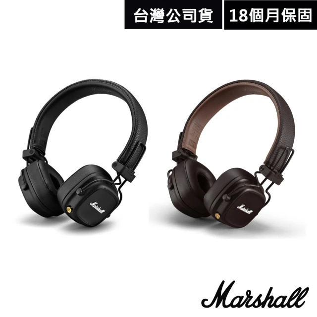 【Marshall】Major IV藍牙耳罩式耳機(公司貨 經典黑/復古棕)