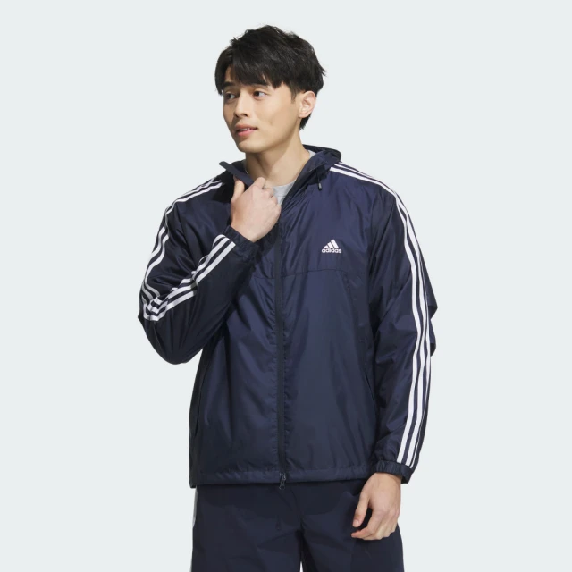 adidas 愛迪達 運動服 風衣 連帽 男外套 ES+ 3S WV JKT(JF3954)