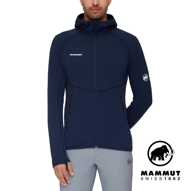 Mammut 長毛象 Aconcagua ML Hooded Jacket Men 運動刷毛連帽外套 男款 海洋藍 #1014-04282