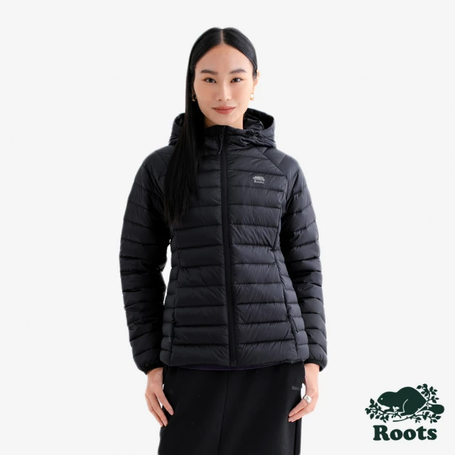 Roots Roots女裝- PACKABLE羽絨外套(黑色)