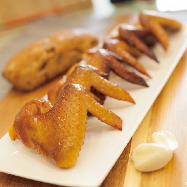 【FROM FARM 元榆牧場】煙燻甘蔗土雞翅300g/1包｜黑羽土雞、團購美食、下酒美食
