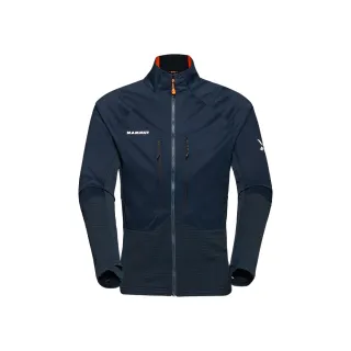 【Mammut 長毛象官方直營】Eiger Nordwand ML Hybrid JKT 極限艾格防風防潑水外套 夜藍 男款 #1014-05600
