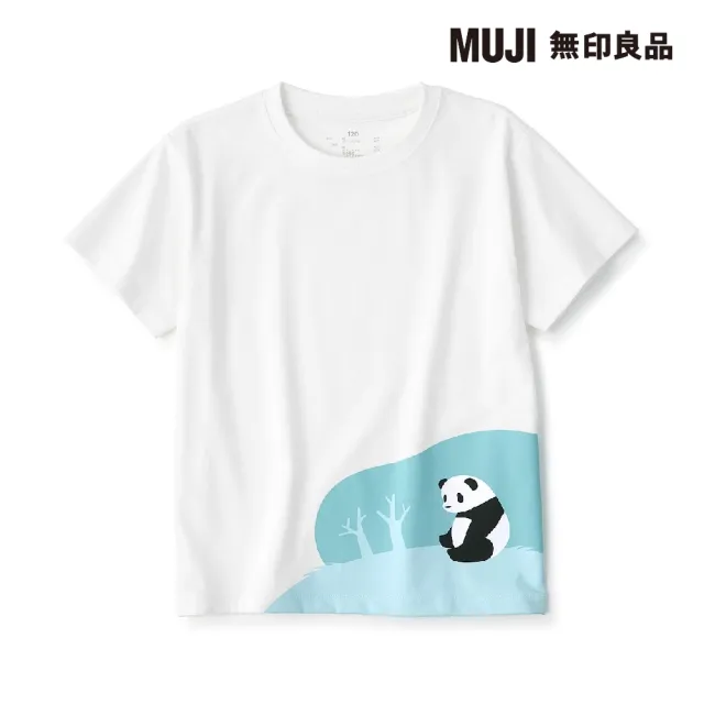 【MUJI 無印良品】兒童印花短袖T恤(共6色)