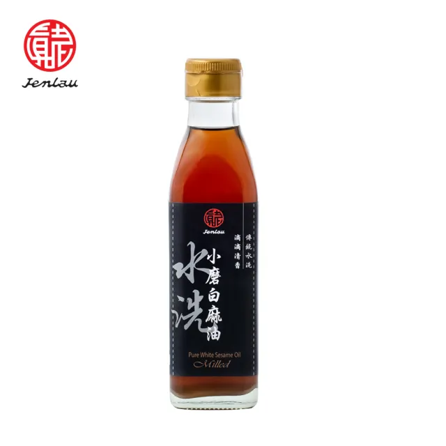 【真老麻油】純小磨白麻油200ml(純芝麻香油)