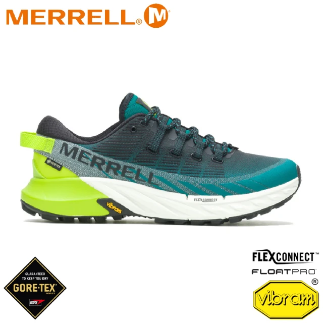 MERRELL 男 AGILITY PEAK 4 GORE-TEX越野跑鞋《湖水綠》 ML067343/慢跑鞋/健行鞋(悠遊山水+)