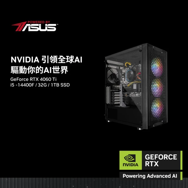 華碩平台 i5十核 RTX4060 2X WiN11{高高在