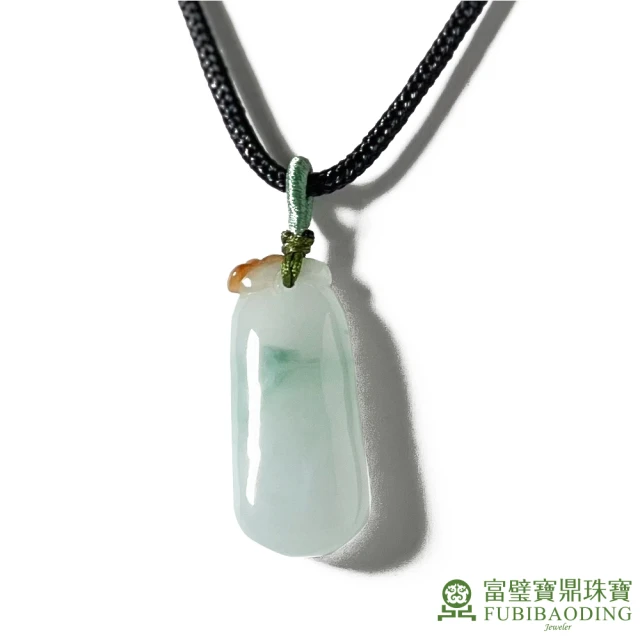 Fubibaoding jeweler 富璧寶鼎珠寶 糯冰種飄藍花福瓜墜(天然A貨 糯冰種翡翠 送禮 紅翡)