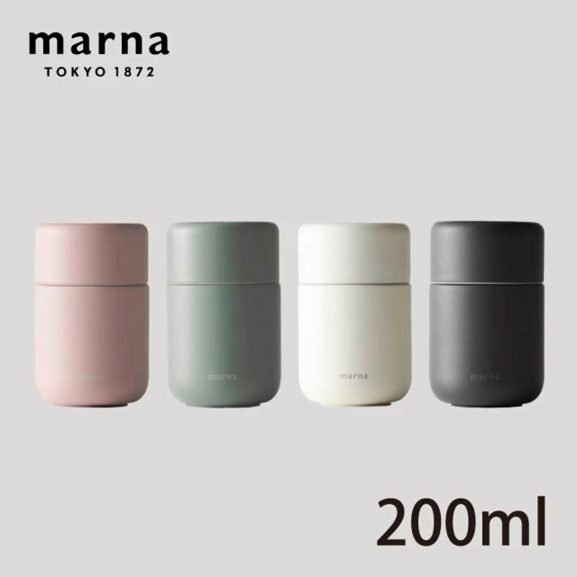 MARNA 日本Cocuri Everywhere系列雙層陶瓷塗層真空保溫冰冷杯200ml(粉白黑綠)