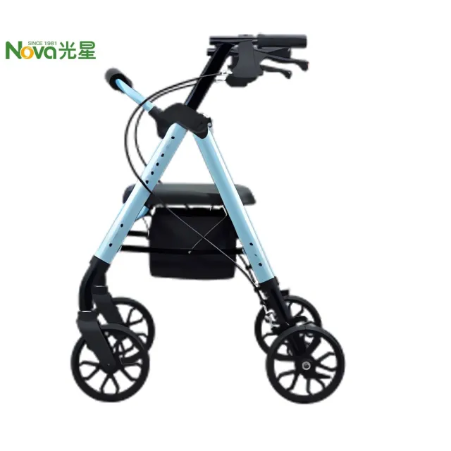 【NOVA 光星】STAR收合式 迷你款(#適合150-170cm#骨折助行助力車#腳走路神器#膝蓋滑行車#受傷單腳助行器)