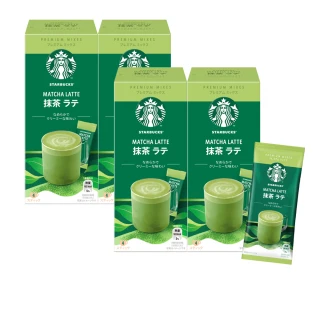 【STARBUCKS 星巴克】特選系列-抹茶拿鐵4入x4盒組