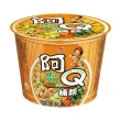 【阿Q桶麵】風味桶12入/箱(雞汁排骨/紅椒牛肉/生猛海鮮/韓式泡菜/蒜香珍肉  TQF微笑標章)