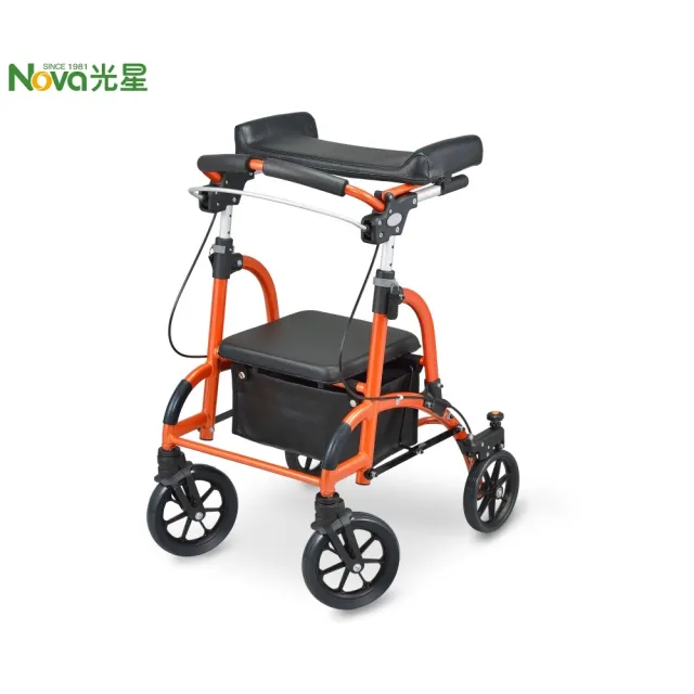 【NOVA 光星】前臂支撐型助步車(姿勢控制型助步車#舒適支撐台#後輪阻力調整#加寬前輪#戶外行動#行動輔助)