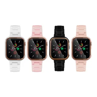 【Timo】Apple Watch 42/44/45/46/49mm 鋼琴烤漆錶帶