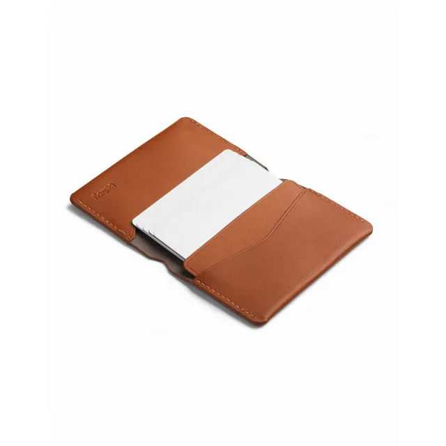 【Bellroy】官方直營 Under Cover 極簡卡片夾 橫版 - RFID防盜(焦糖棕/卡夾)
