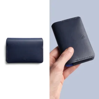 【Bellroy 官方直營】Under Cover 極簡卡片夾 橫版 - RFID防盜(海軍藍/機能性/聖誕交換禮物)