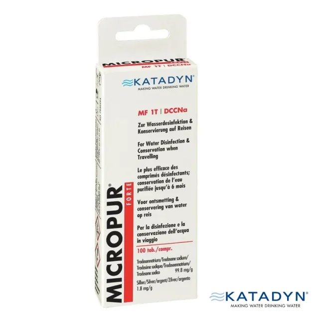 【KATADYN】KATADYN MICROPUR 淨水錠 MF 1T 2x25 KT8016504(馬布谷戶外)