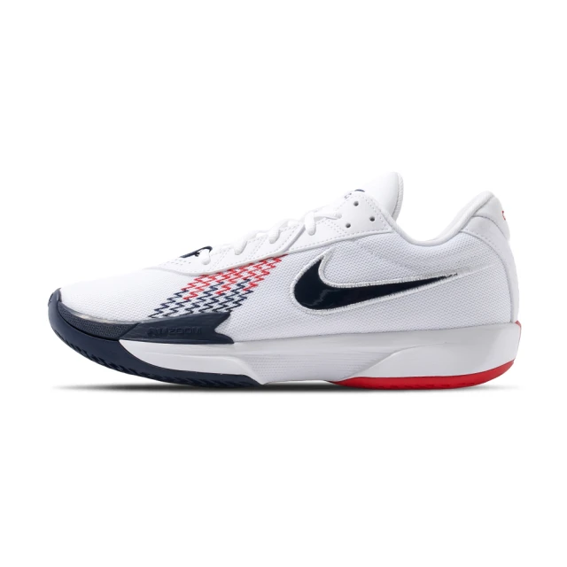 NIKE 耐吉 Air Zoom G.T Cut Academy EP 男鞋 藍白紅色 實戰 緩震 籃球鞋 FB2598-104