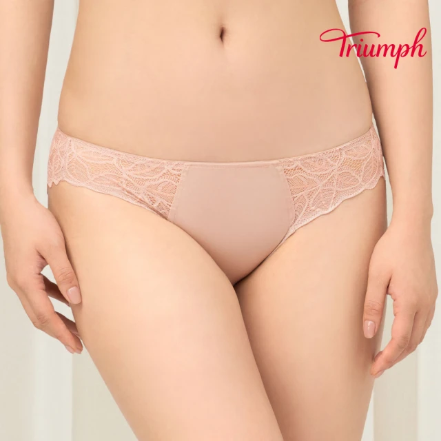 Triumph 黛安芬 蕩漾水波系列 低腰三角內褲 M-EL(粉膚)