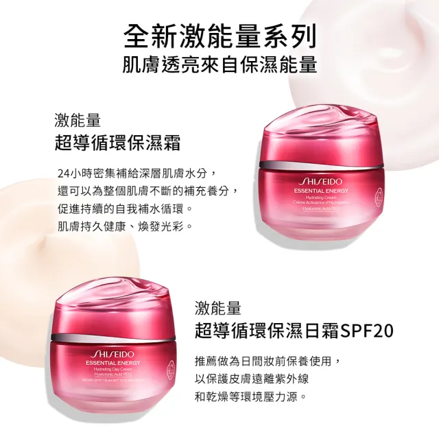 【SHISEIDO 資生堂國際櫃】激能量超導循環保濕霜50mL(乳霜/保濕霜/日霜/晚霜/週年慶)