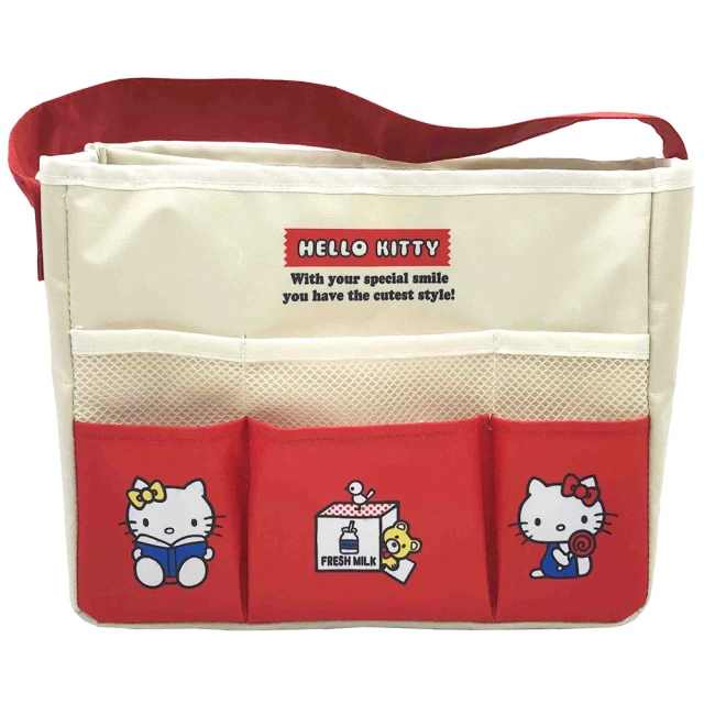 SANRIO 三麗鷗 Hello kitty多功能手提文具袋(台灣正版授權)