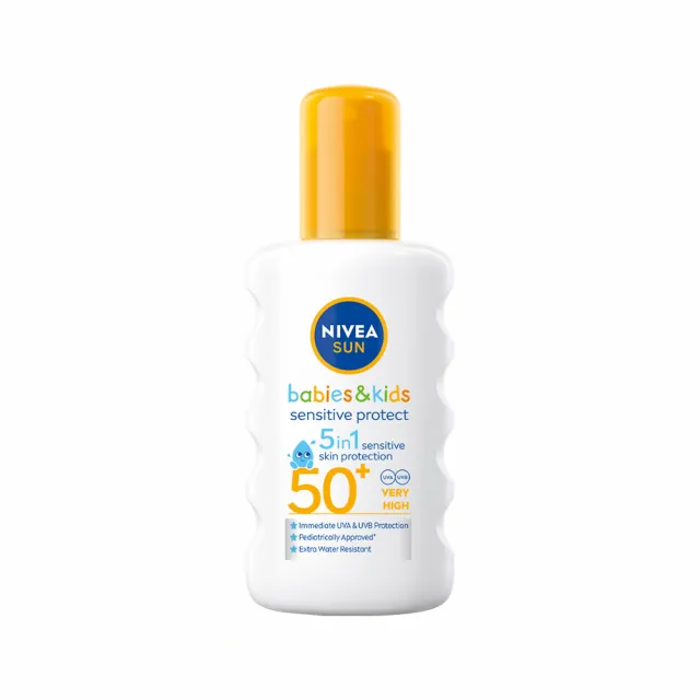 【NIVEA 妮維雅】新品上市★專業級防曬乳系列 SPF50 200mlx2(光敏感測試/敏弱益膚)