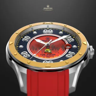 【elegantsis 愛樂時】elegantsis 愛樂時 消防特別限定機械錶(ELJT44AS-FIREMAN)